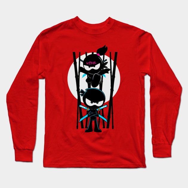 ninja kidz couple Long Sleeve T-Shirt by pin store